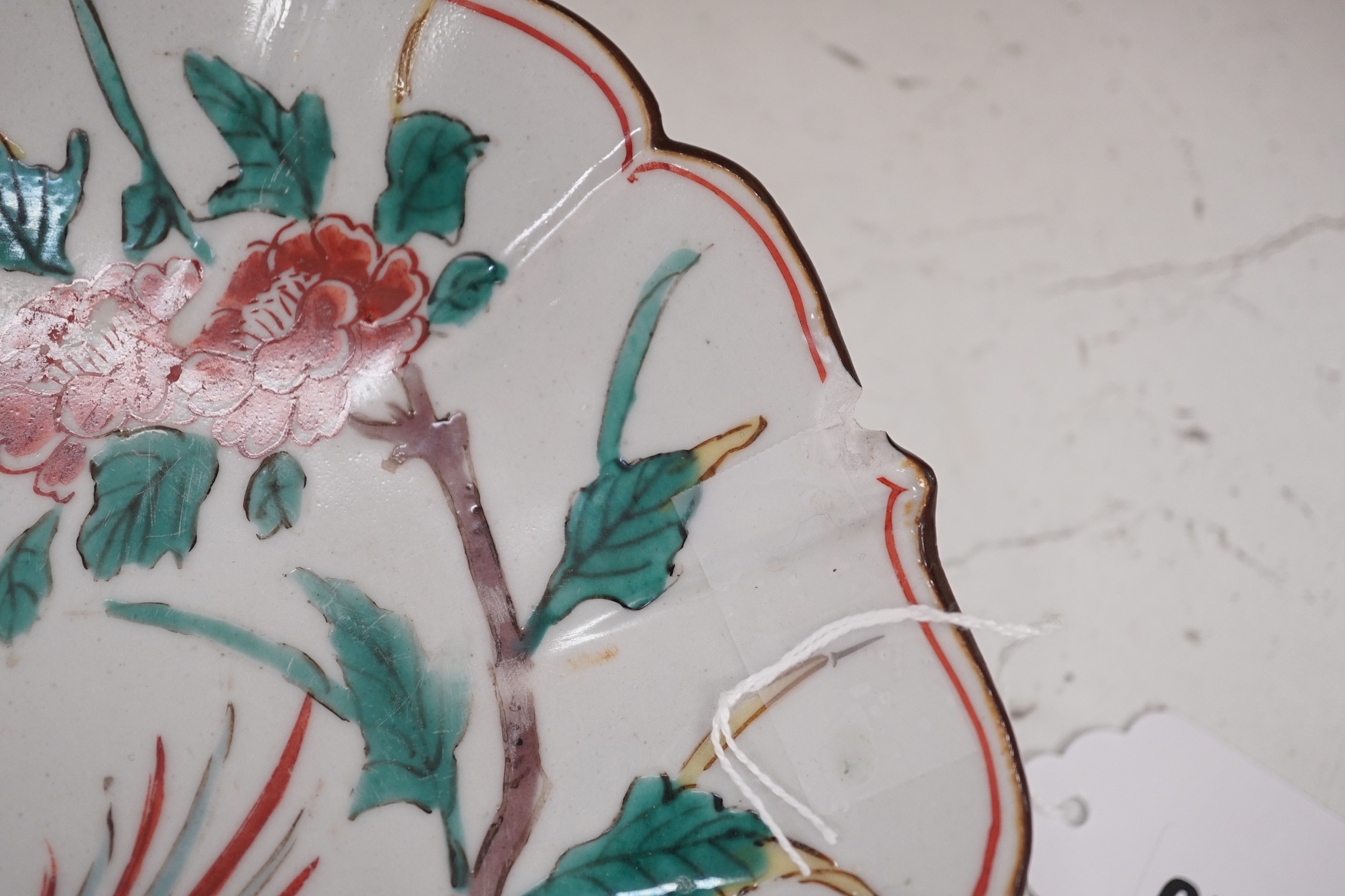 A group of 19th/20th century Japanese porcelain and pottery dishes. Largest 33cm diameter